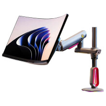 For North Bayou L70 Rgb Lighting Gaming Monitor Adjustable Arm Stand Curved Monitors Bracket