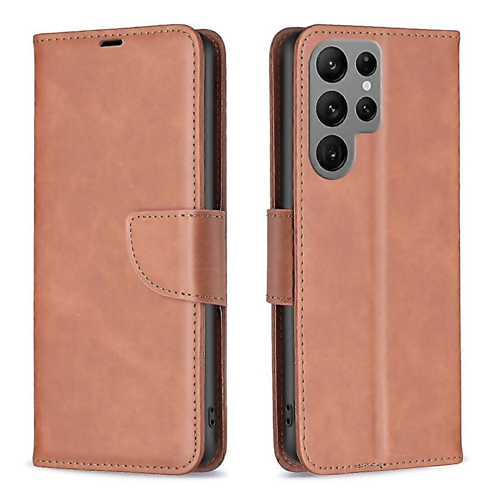 For Samsung Galaxy S23 Ultra 5G Lambskin Texture Leather Phone Designed For Modern Living 6000002077424