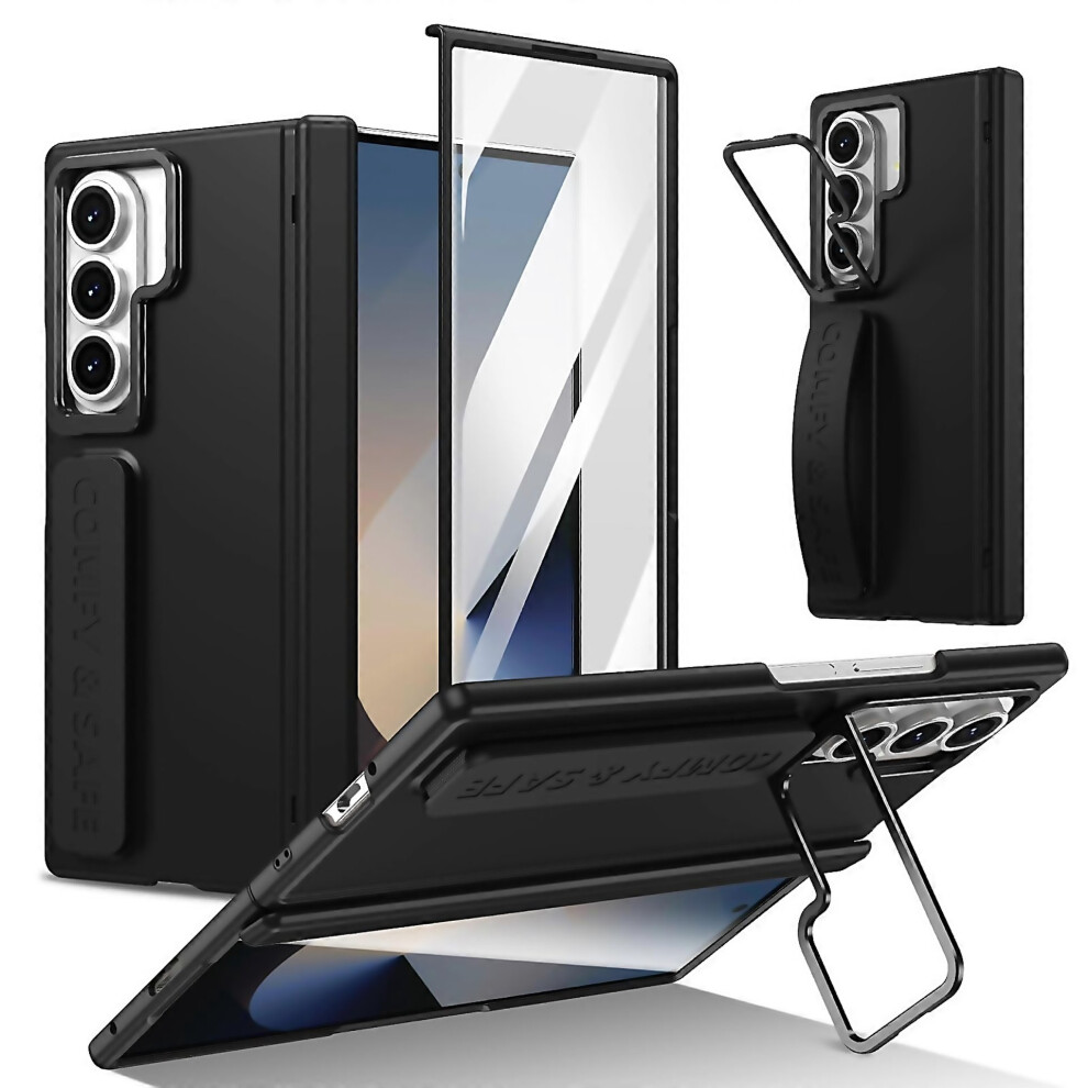 For Film Integrated Lens Frame Bracket Phone Case With Wristband Easy To Clean And Maintain 6000002057761