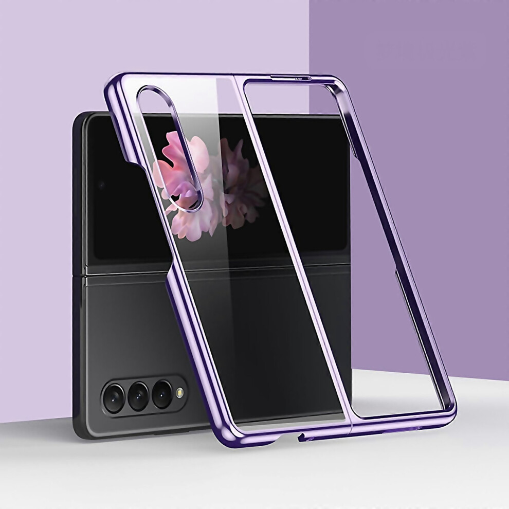 For Samsung Galaxy Z Fold4 5G Electroplating Pc Shockproof Phone Crafted With Attention To Detail 6000002057631