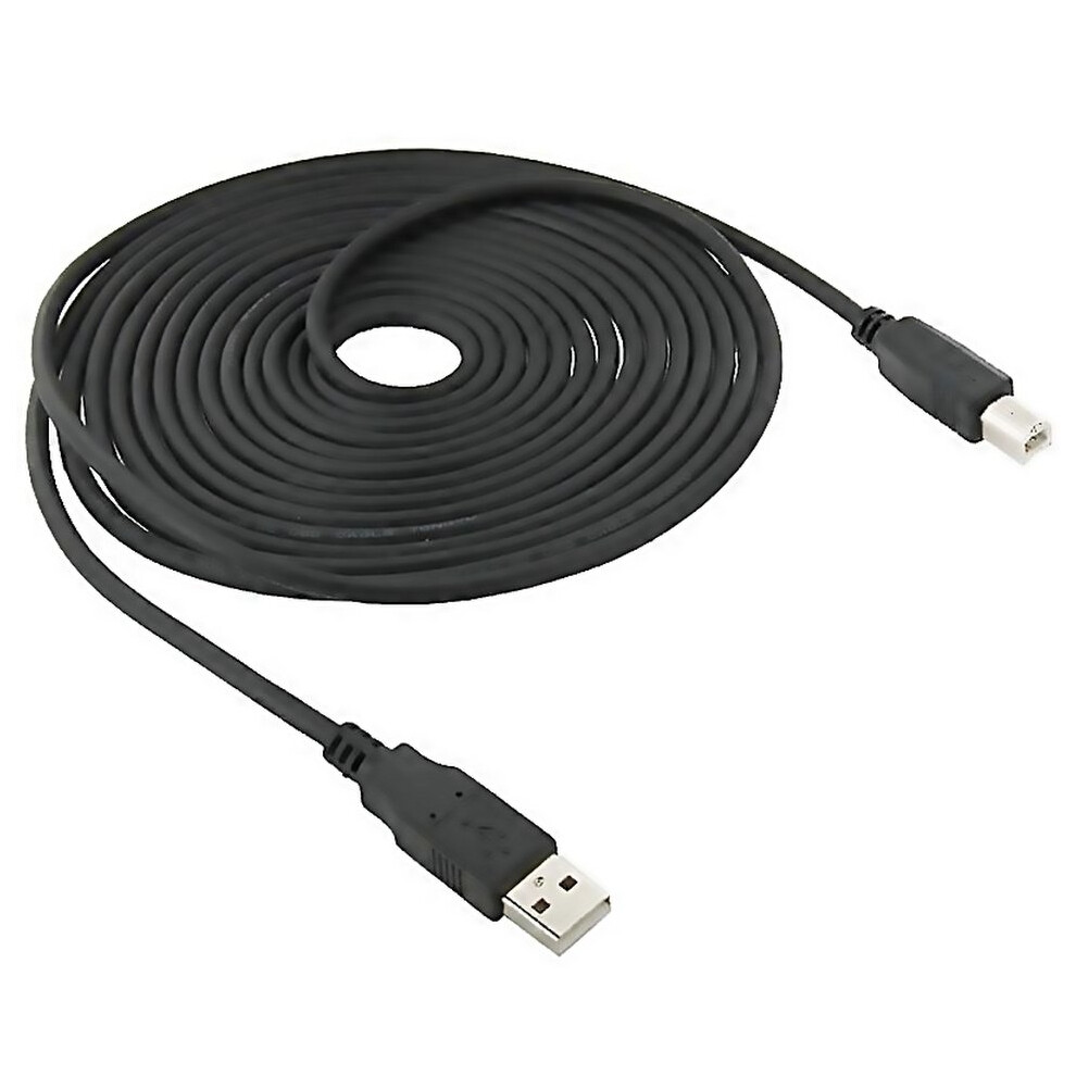 For Usb 20 Printer Extension Am To Bm Cable Length 3M Black 6000002059628