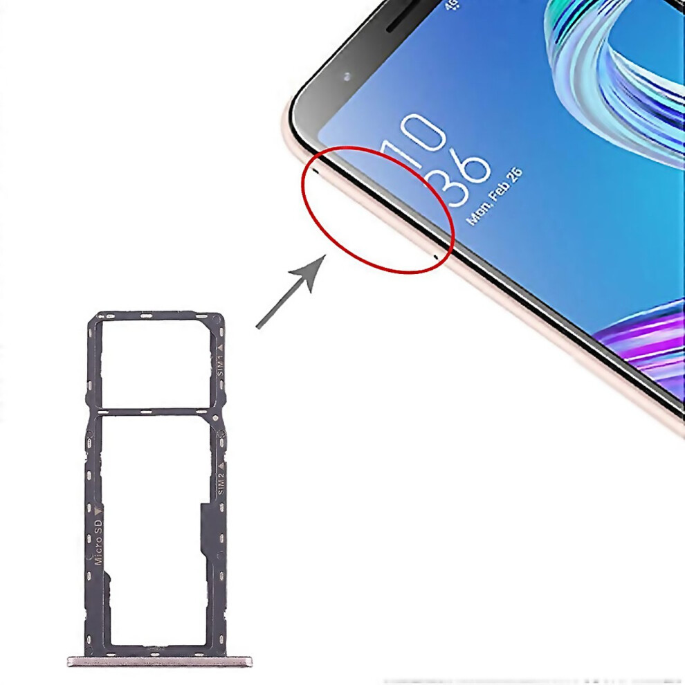 For Sim Card Tray Sim Card Tray Micro Sd Card Tray For Asus Zenfone Max M1 Zb555kl Designed For Mode 6000002060983