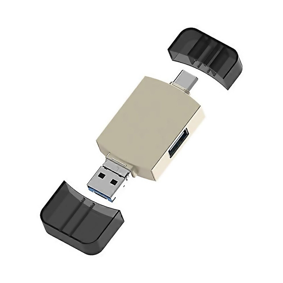 For 3 In 1 Usbc Typec To Usb Micro Usb Otg Adapter Tf Sd Card Card Reader 6000002067784