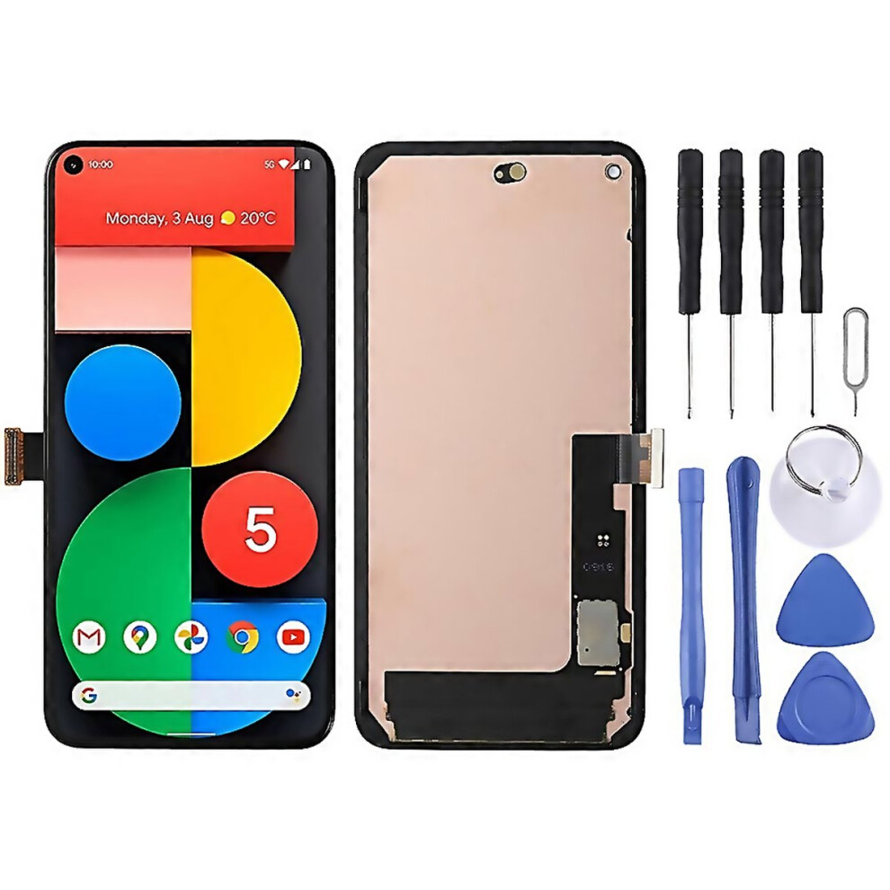 For Oled Lcd Screen For Google Pixel 5 5G Digitizer Full Assembly With Frame Black 6000002046581