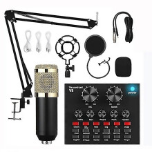 For Audio Condenser Mic Studio Singing Microphone