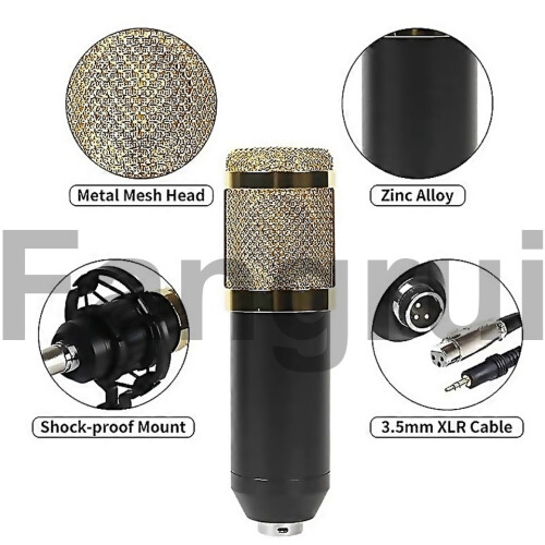 For Audio Condenser Mic Studio Singing Microphone 1
