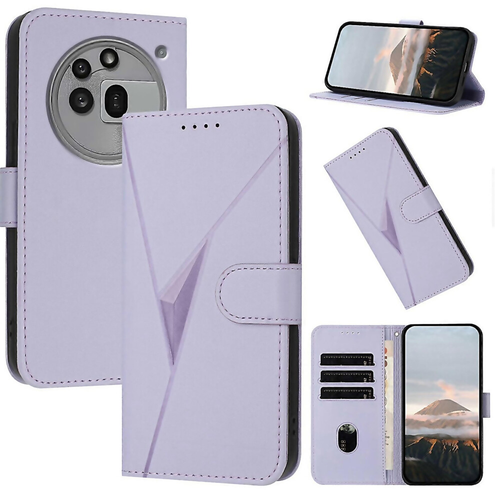For Triangle Pattern Buckle Clasp Leather Phone Crafted With Attention To Detail 6000002026552
