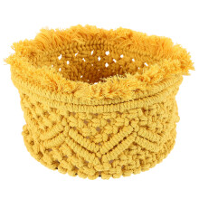 Cotton Rope Storage Basket Woven Nordic Design for Home Bathroom Use