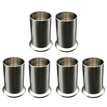 6X Stainless Steel Straw Holder, Counter-Top Straw Dispenser, Cutlery Organizer, Spoons Forks Chopst