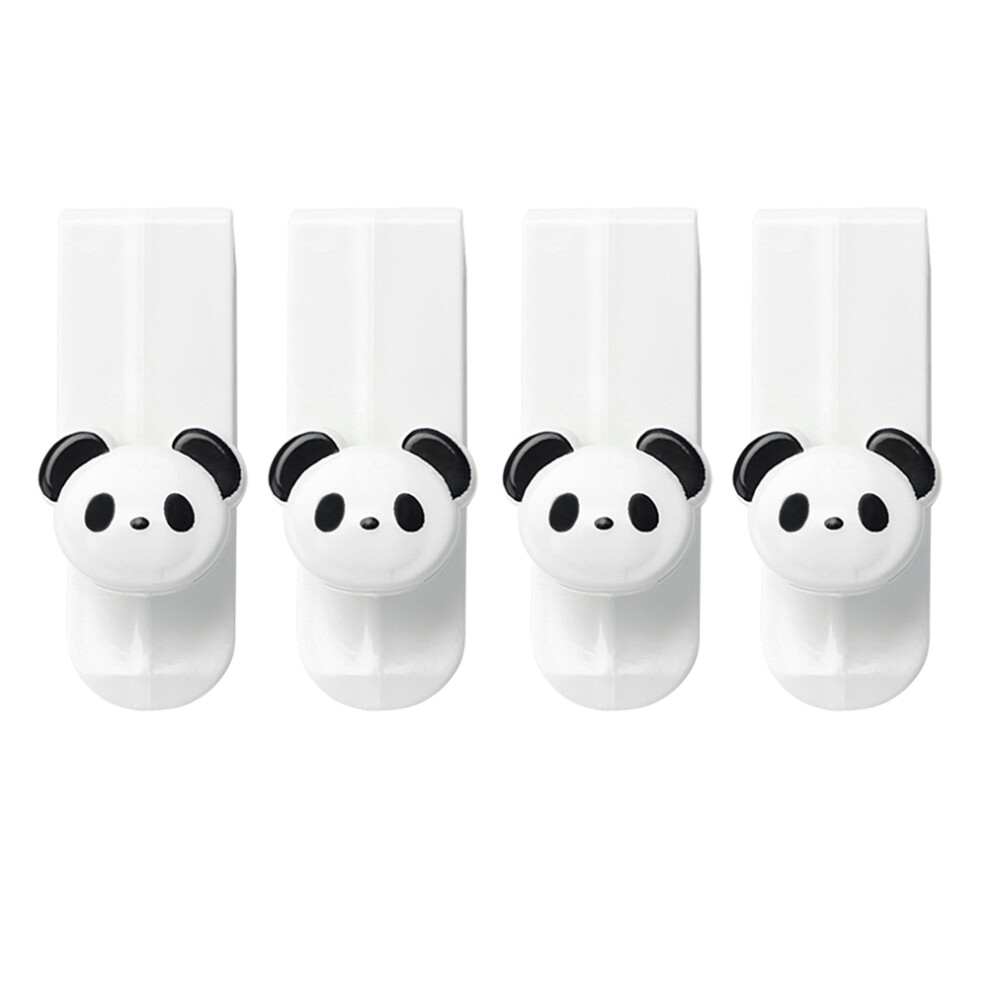 4pcs Garbage Bag Hook Wall Mounted Multi-Function Rack