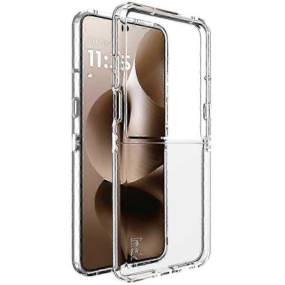 Imak Ux-6 Series For Motorola Razr 60 Ultra 5G Case With Airbags Protection - Clear Tpu Phone Cover 6935165371037