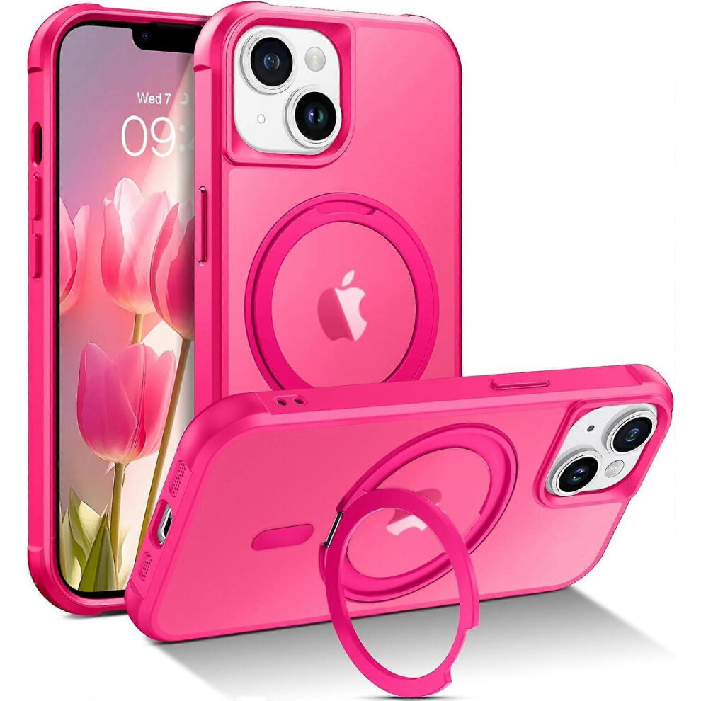 Tianying For Magnetic Iphone 14 Plus Case, Phone Case Iphone 14 Plus [Compatible With Magsafe] Rotatable Ring Holder Kickstand Design Shockproof Prote 6935165371112