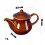 KADAX Teekanne, Kaffeekessel, Steingut 1L 3