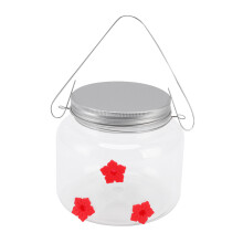 Kolibri-Futterspender, transparent, zum Aufhängen,