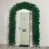Samuel Alexander 8ft (2.50m) Samuel Alexander Single Door Plain Green Christmas Tree Arch with 2000 Tips 1