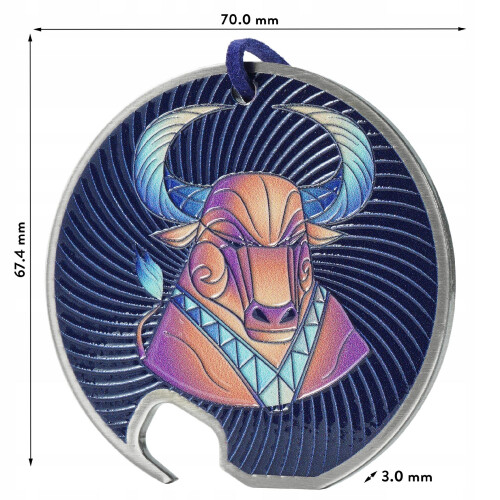KADAX Flaschenöffner aus Stahl, Sternzeichen Stier 1