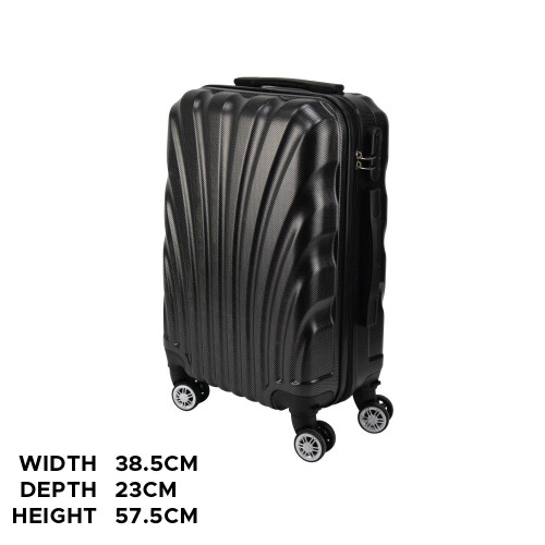 SQ Professional Runner Cabin Suitcase 51cm Black 2