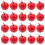 40Pcs Red Foam Artificial Apples Realistic Decoration Prop 1