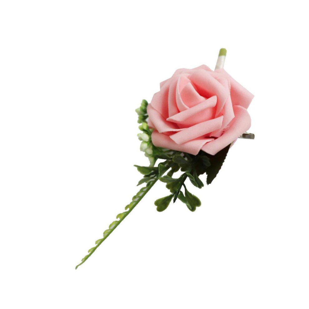 PE Artificial Rose Flowers Corsages and Boutonniere for Wedding Party-image-OPC-PKJRK8J-NEW