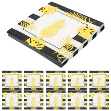 40Stk Dekorative Papierservietten Aus Holzstoff Mehrfarbig Für Feier