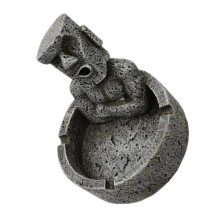 1 osterinsel moai aschenbecher, retro , raucher accessoires