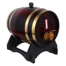 1pc Red Wine Barrel Set 10L Beer Storage Bucket
