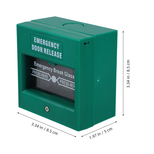 Manual Call Point Green Emergency Button For And Safety 2