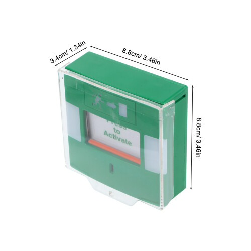 Emergency Alarm Switch Manual Reset Protective Cover Industrial 1