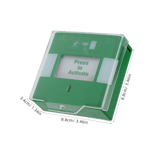Emergency Alarm Switch Manual Reset Protective Cover Industrial 2