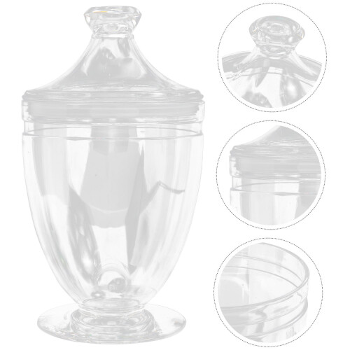 Transparent Candy Container Dried Fruit Holder Wedding Chocolate Jar 2