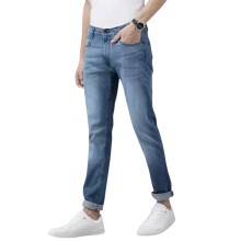(Light Blue, W32 L31) Pepe Jeans Mens Denim Jeans Slim Fit Casual Trousers Cotton Stretch Pant Bottom
