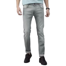 (Grey, W34 L33) Pepe Jeans Mens Denim Jeans Slim Fit Casual Trousers Cotton Stretch Pant Bottom