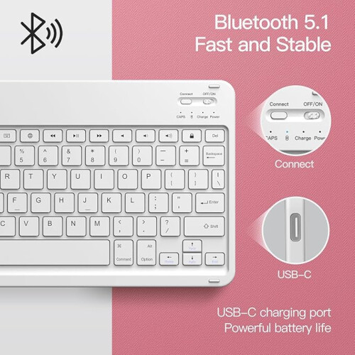 JETech Keyboard Case for iPad (A16) 11th/10th Generation 2