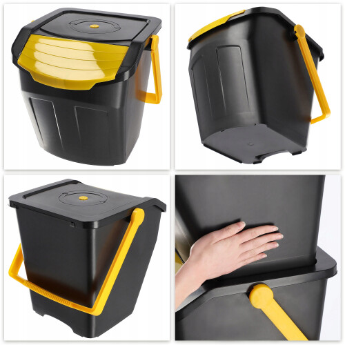 KADAX Abfallbehälter-Trennbehälter-Set 2x25L 1