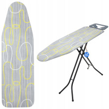 KADAX-Brettbezug, 127 x 47 cm, bügelbare Rückseite, dehnbare Schnüre