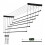 KADAX Decken-Wäschetrockner, 6 Stangen, Badezimmer, Balkon, 100 cm 11