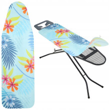 KADAX Dehnbarer Bügelbrettbezug 127 x 46 cm, blaue Blumen