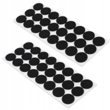 KADAX 48x Filzgleiter für Möbel, Stühle, selbstklebend, Set dick