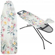 KADAX Dehnbarer Bügelbrettbezug 127 x 46 cm, helle Blumen