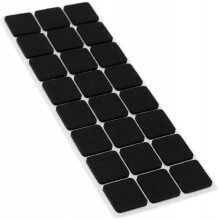 KADAX 24x Filzgleiter für Möbel, Stühle, selbstklebend, Set dick