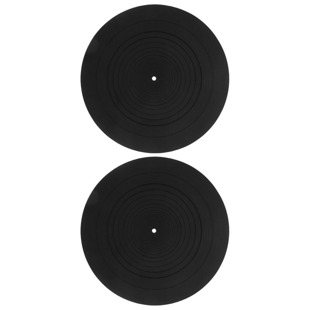 2Pcs Silicone Turntable Platter Mats For Record Player 3222580421083
