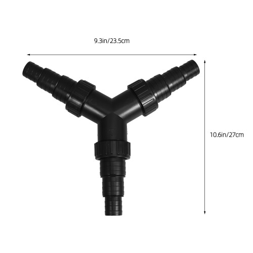 Y-Type Aquarium Pond Garden Hose Splitter Adapter 1