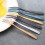 6pcs Stainless Steel Fruit Forks Cake Dessert Forks 11