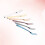 6pcs Stainless Steel Fruit Forks Cake Dessert Forks 5