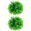 2pcs Faux Topiary Ball Plants Hanging Decor 11