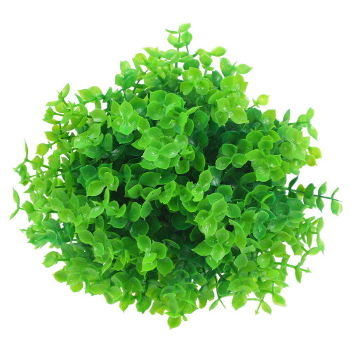 2pcs Faux Topiary Ball Plants Hanging Decor