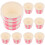 10pcs Paper Dessert Cups Ice Cream Pudding 8