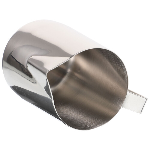 300ml diy lipstick heating cup with handle for wax melting, silver