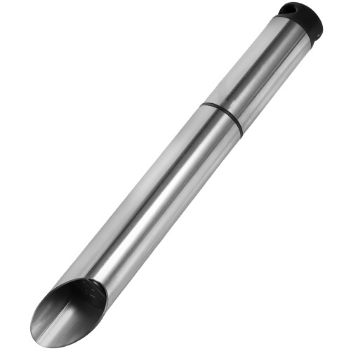 Worgeous  Transfering Tool Manual Hole Punch Rotary Drill Rake Silver 2