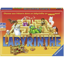 Labyrint - Ravensburger - Bordspel voor het gezin - Schatjacht in een bewegend labyrint - Vanaf 7 jaar